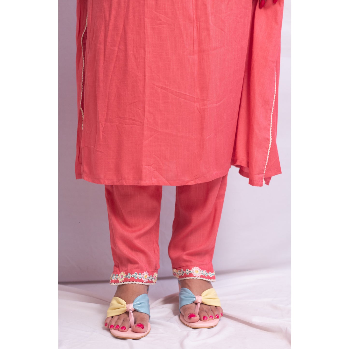 Jheel Embroidered Suit Set