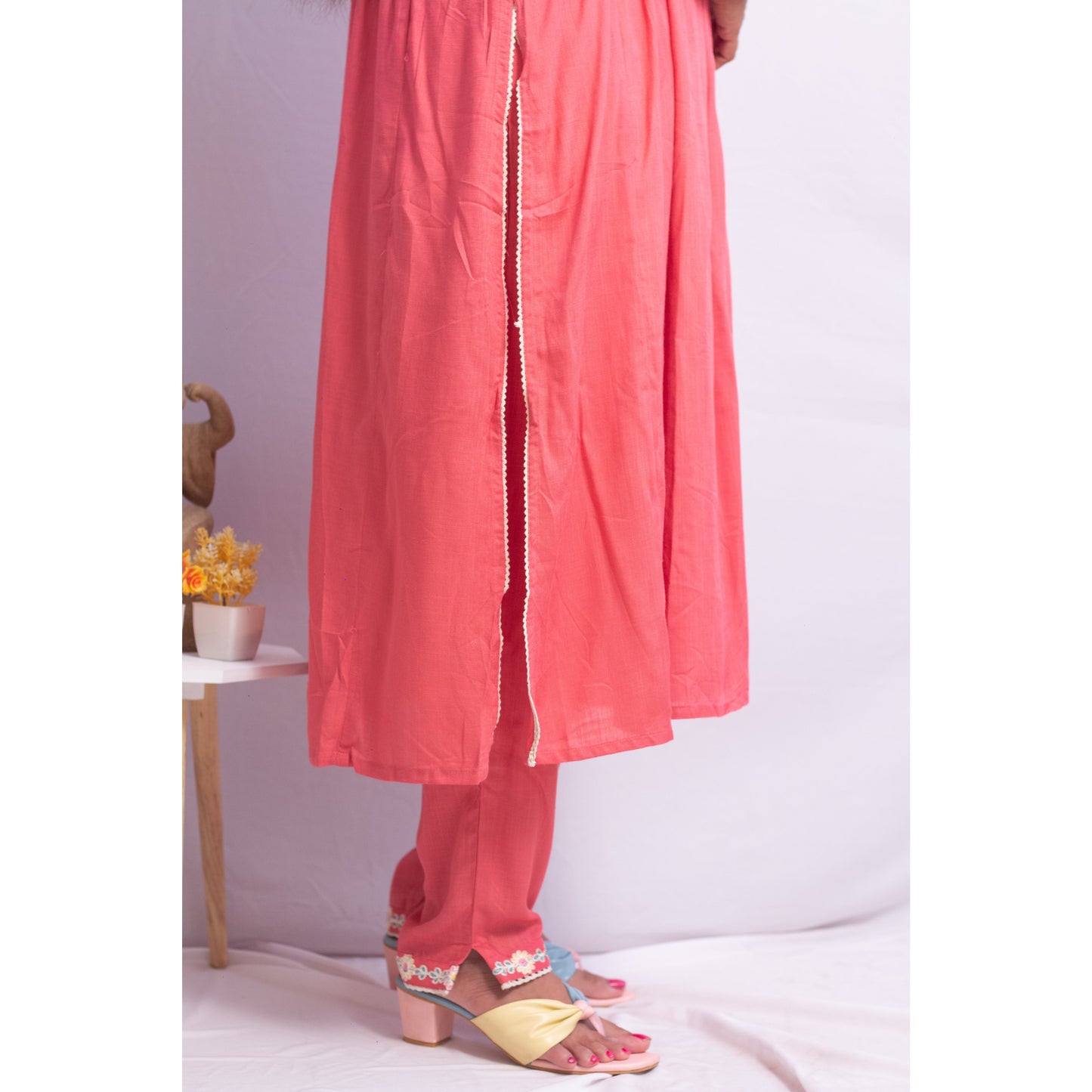 Jheel Embroidered Suit Set