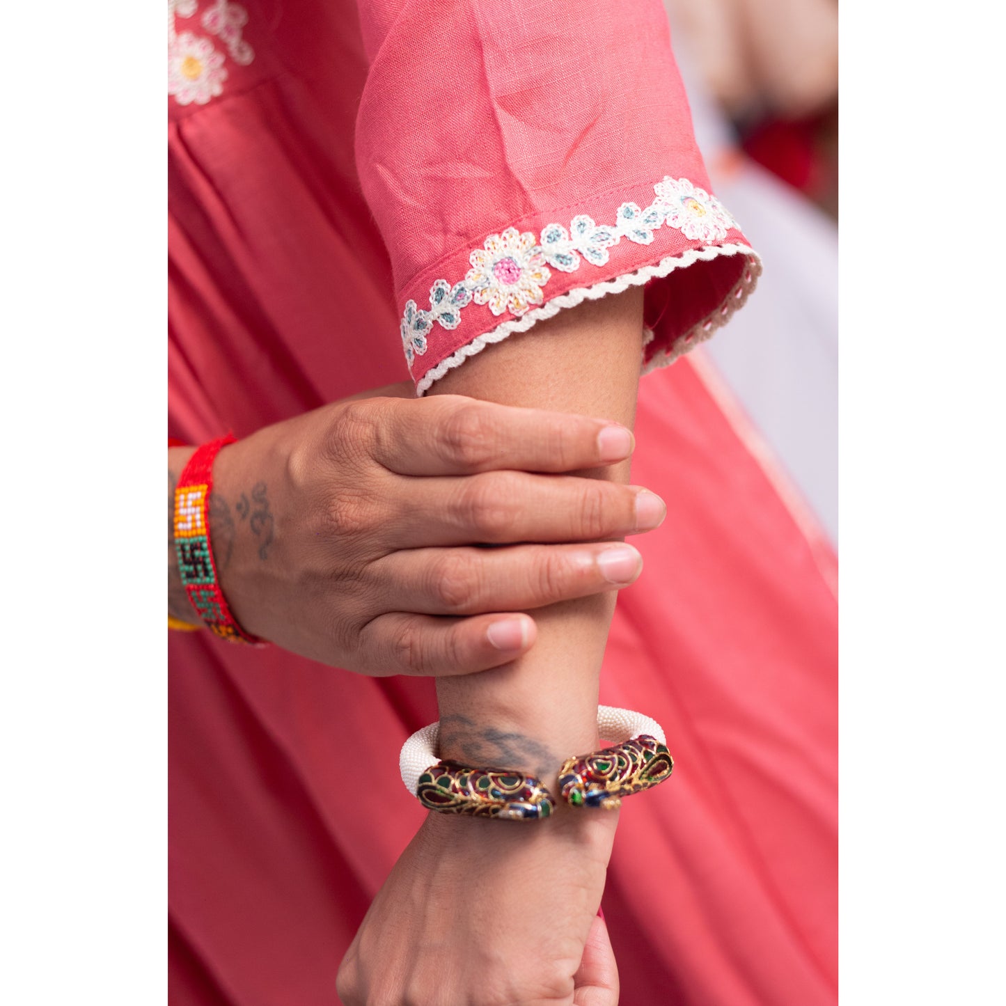 Jheel Embroidered Suit Set