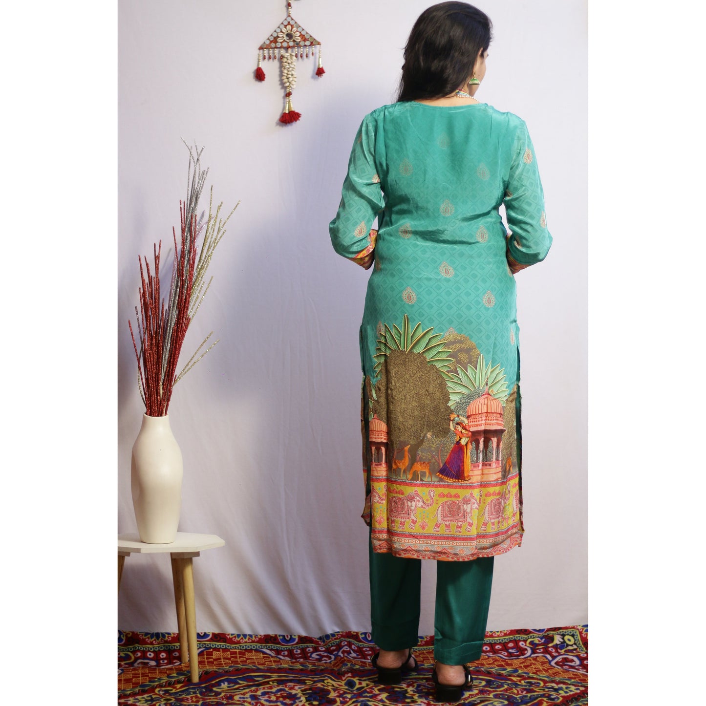 Iqra Green Suit Set