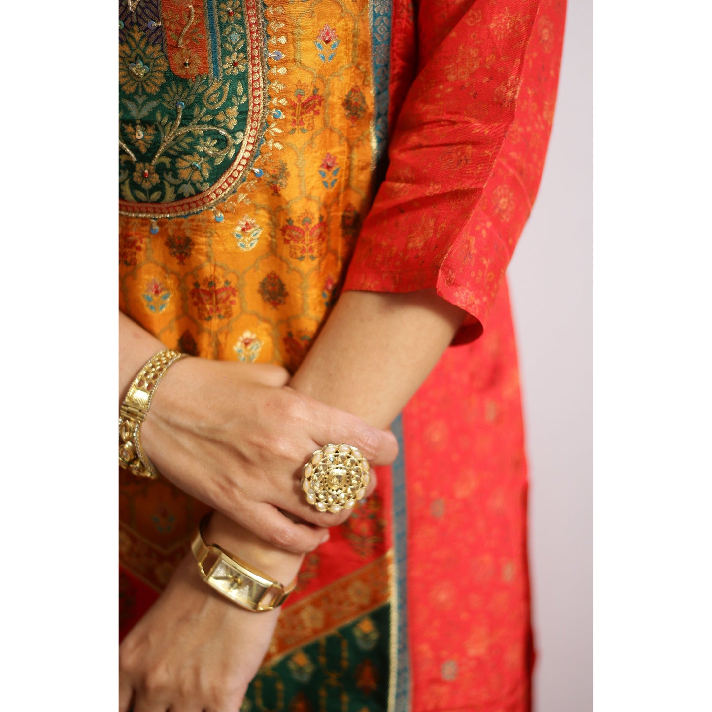 Mriga Red Suit Set