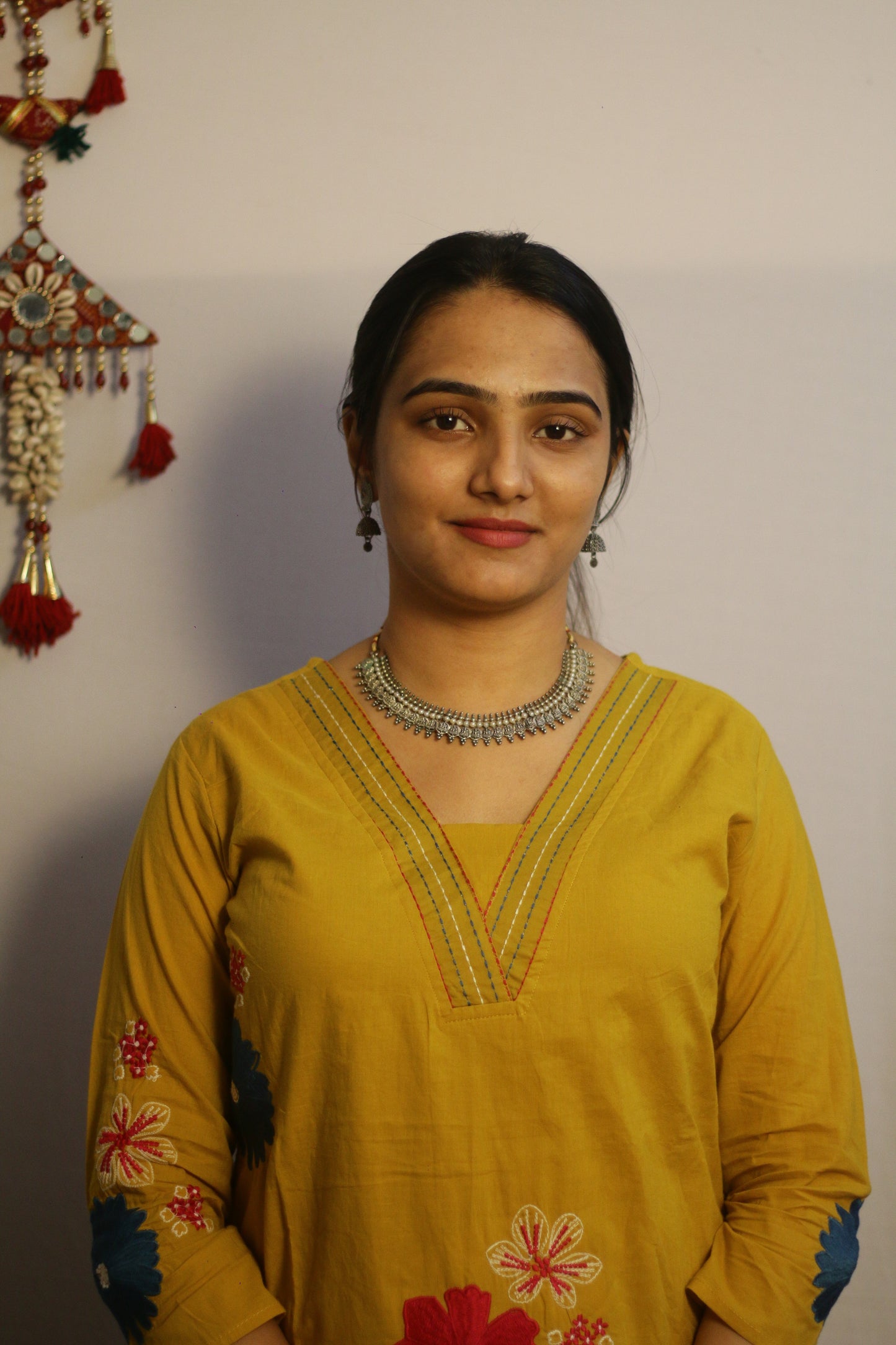 Yashi Mustard Yellow Suit Set