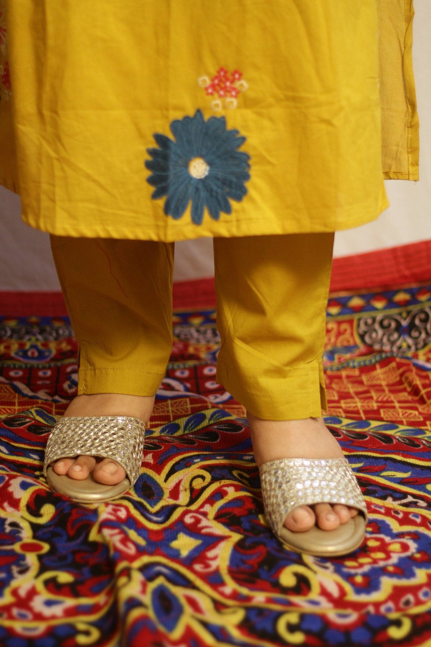 Yashi Mustard Yellow Suit Set