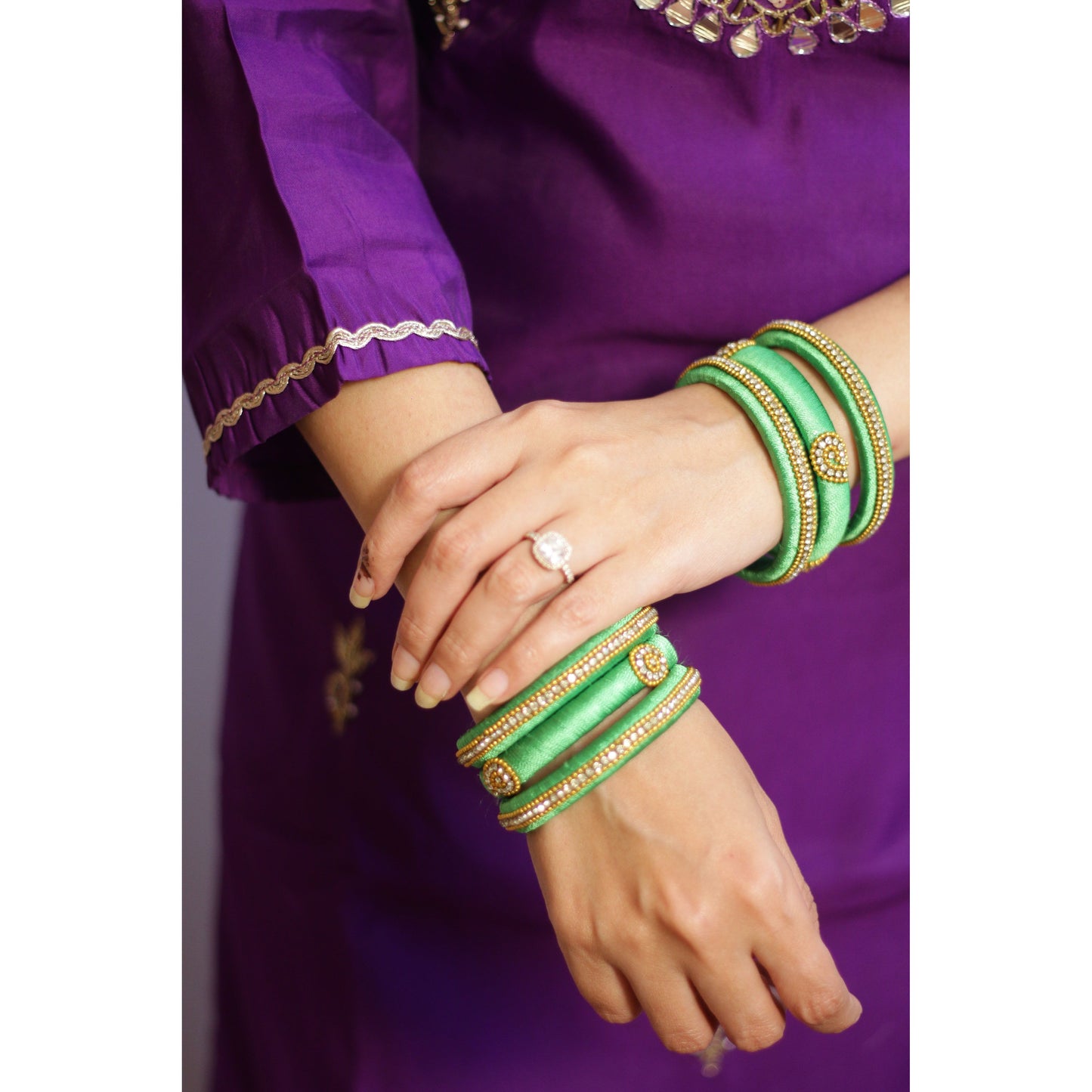 Radhni Purple Suit Set