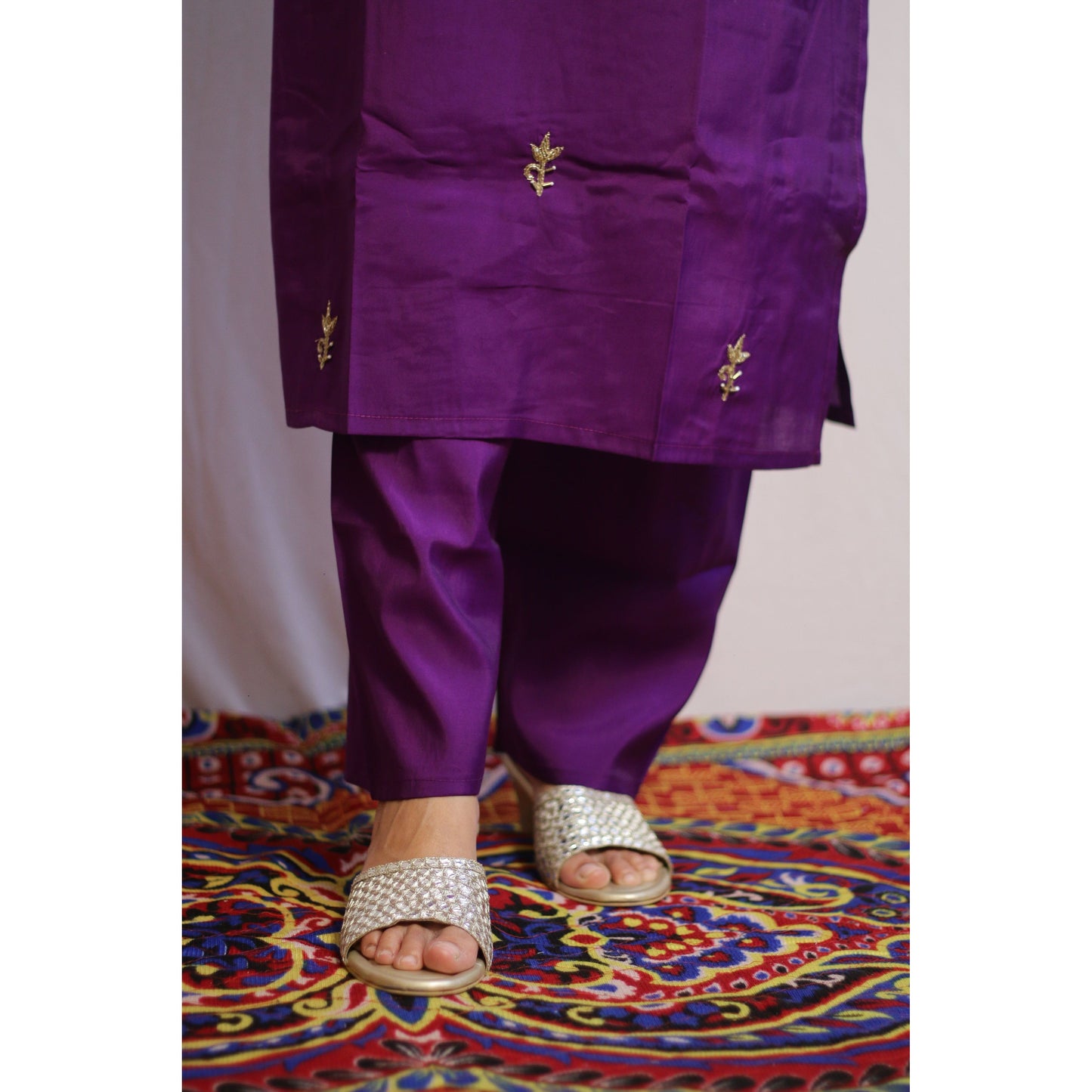 Radhni Purple Suit Set
