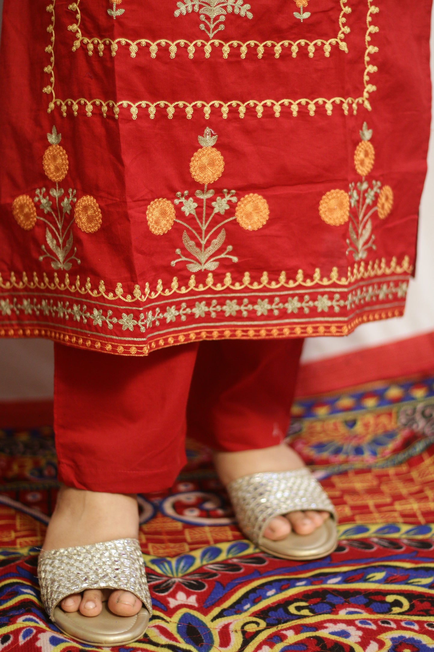 Misti Maroon Suit Set