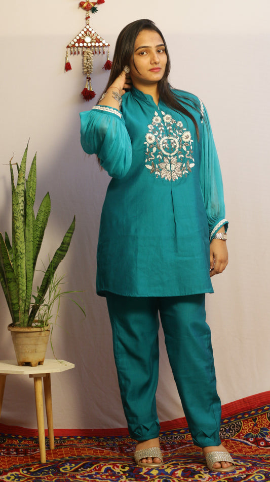 Avsaa Rama Green Co-ord Set