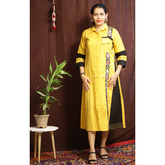 Yellow Cotton Dress