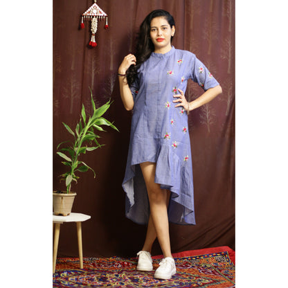 Blue Cotton Dress
