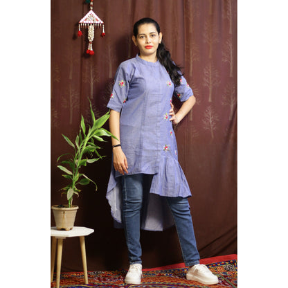 Blue Cotton Dress