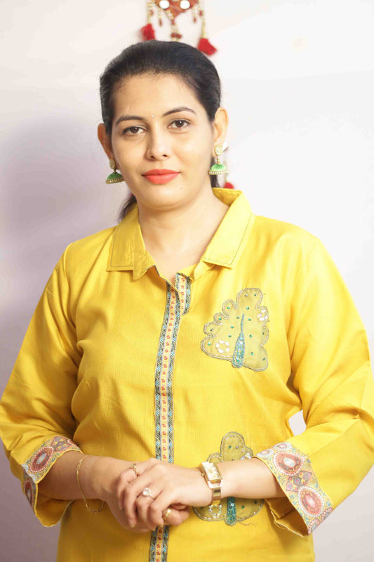 Mayuri Yellow Co-ord Set