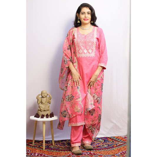 Kalki Embroidered Suit Set