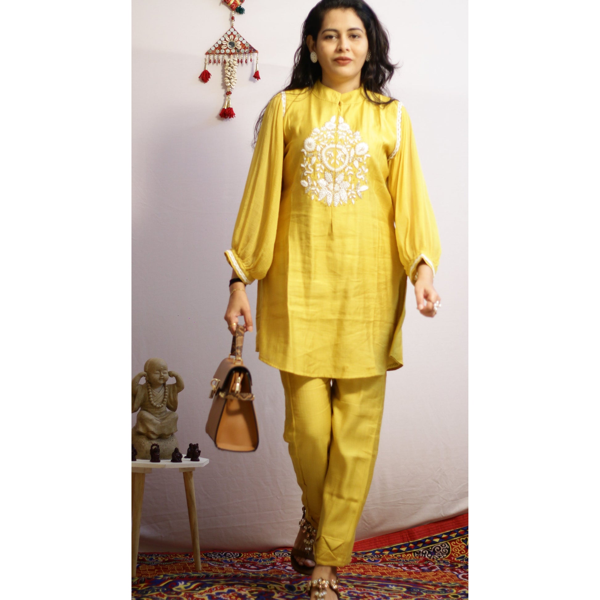 Mustard Yellow Co-ord Set