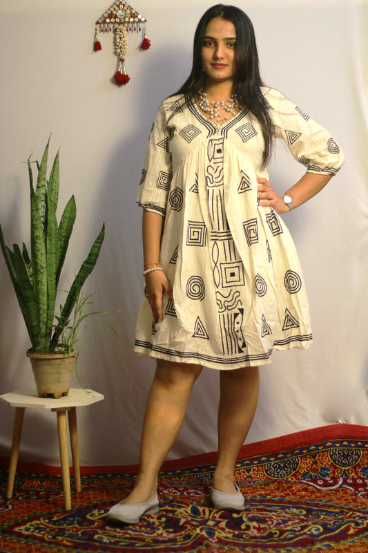 Aira Ivory Dress