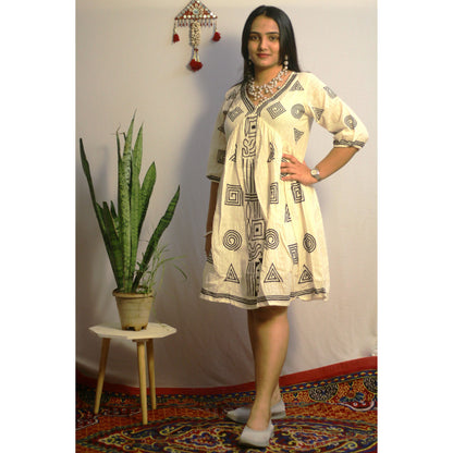 Aira Ivory Dress
