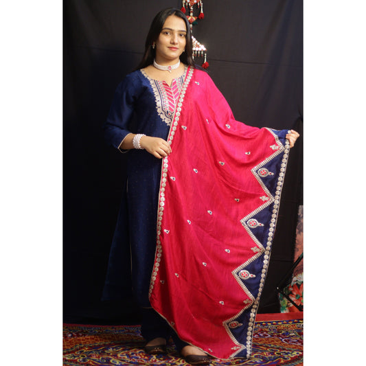 Naaz Navy Blue Suit Set