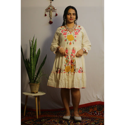 Zuri Ivory Bloom Dress
