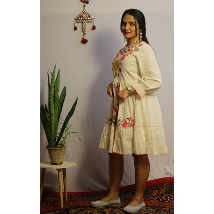 Zuri Ivory Bloom Dress