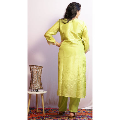 Dhita Green Suit Set