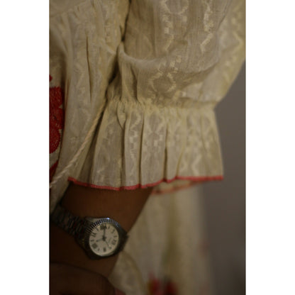 Zuri Ivory Bloom Dress