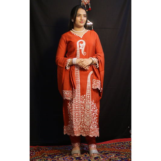 Paisley Rust Suit Set
