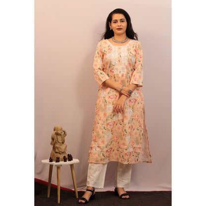 Vaani Light Yellow Embroidered Co-ord Set