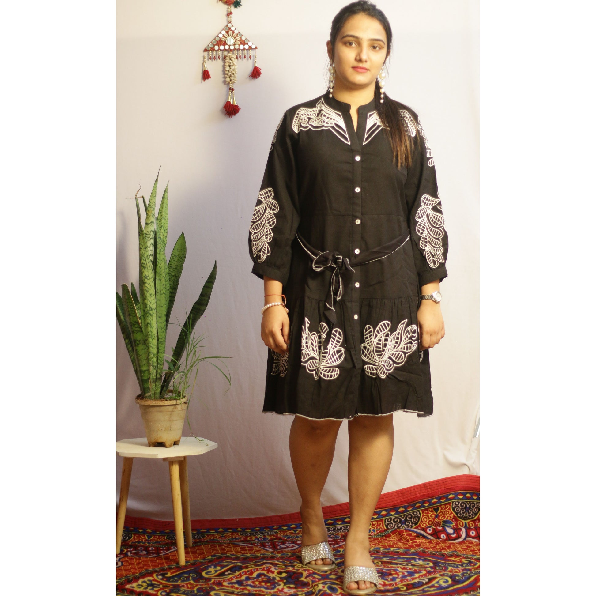 Noor Black Dress Sacche Dhaage Fashion Noor Black Dress Sacche Dhaage Fashion