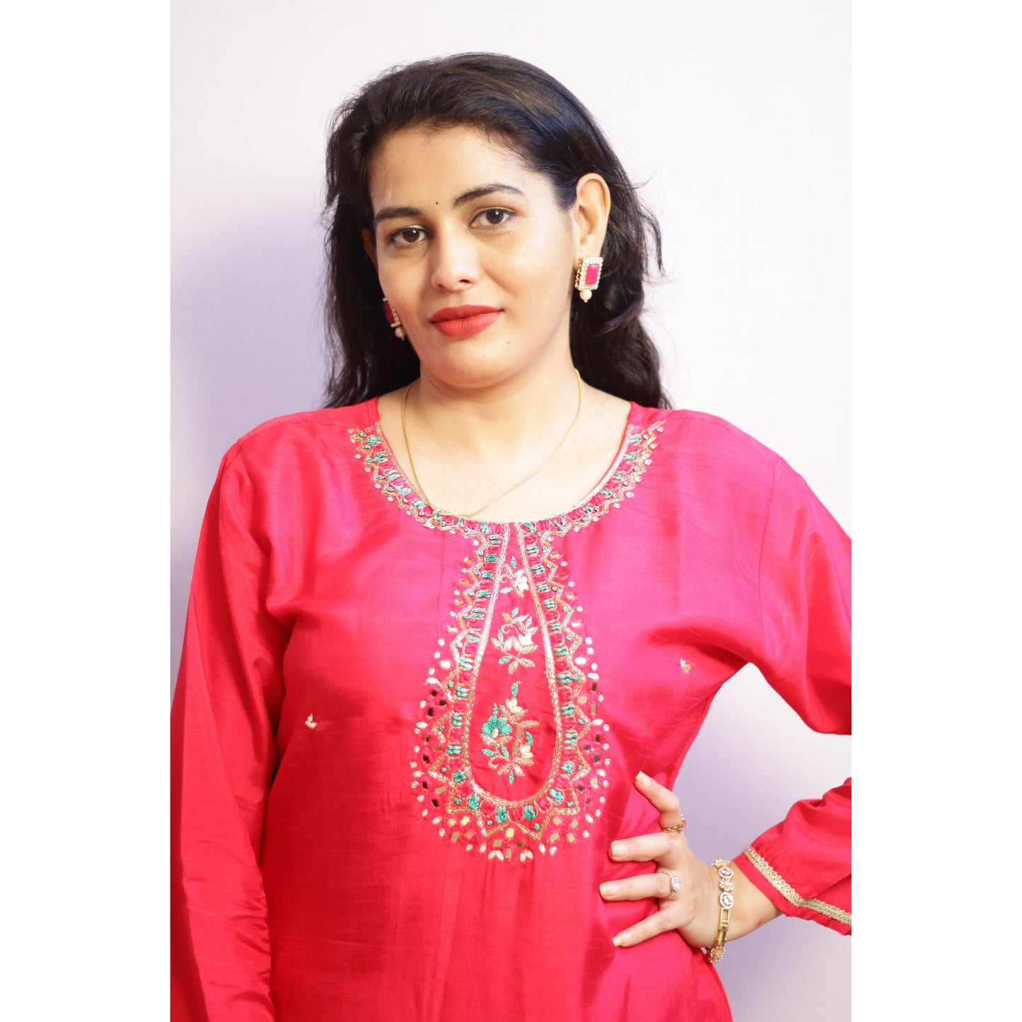 Etasha Pink Suit Set