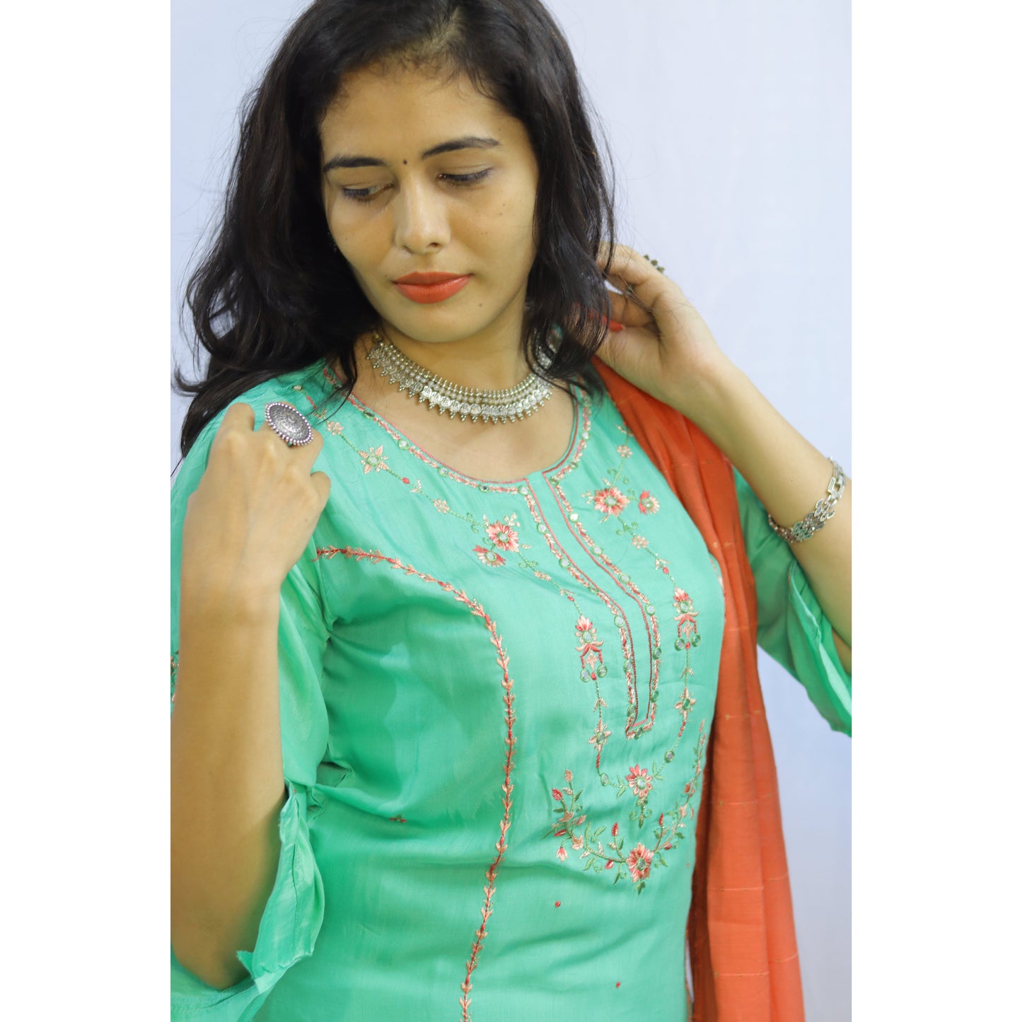 Grishma Embroidered Suit Set