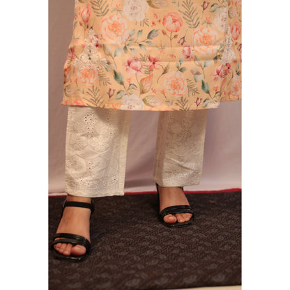 Vaani Light Yellow Embroidered Co-ord Set