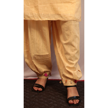 Zara Lime Yellow Embroidered Co-ord Set