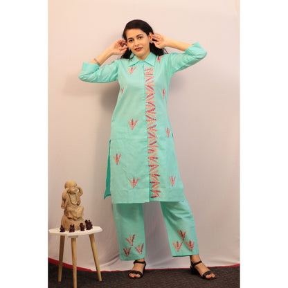 Udita Firozi Embroidered Co-ord Set