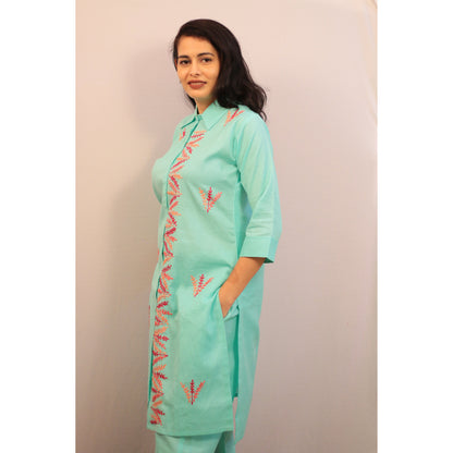 Udita Firozi Embroidered Co-ord Set