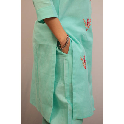Udita Firozi Embroidered Co-ord Set