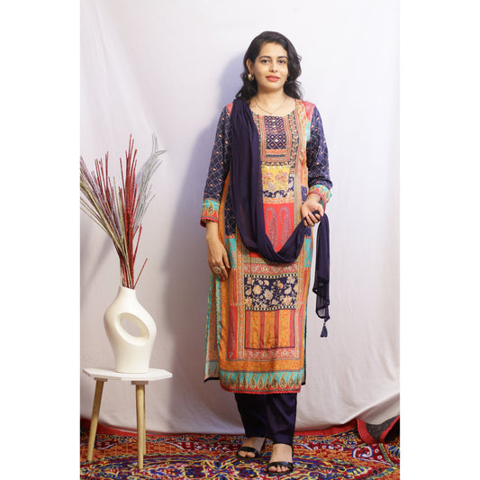 Kalini Embroidered Suit Set