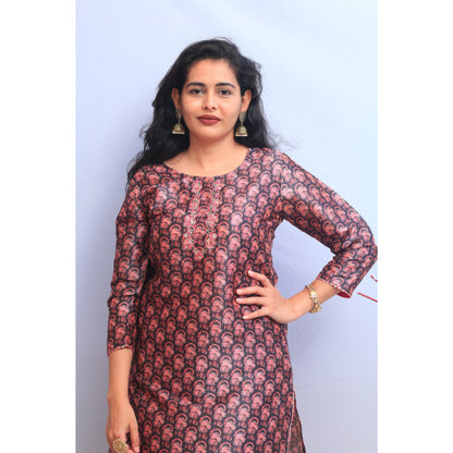 Paridhi Pink Embroidered Kurti Pant Set