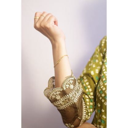 Stuti Green Anarkali Suit Set