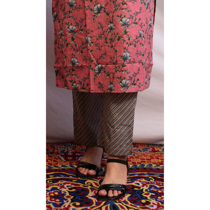 Kamiya Pink Kurti Pant Set