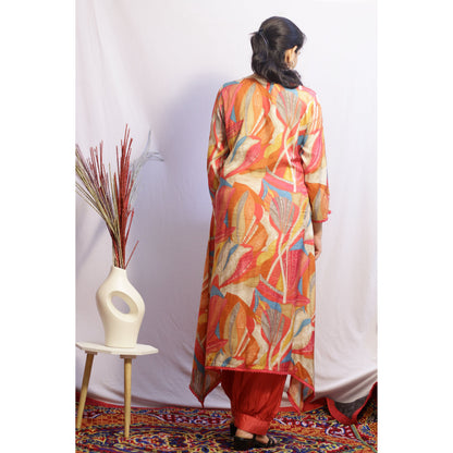 Kanchan Pink Embroidered Co-ord Set
