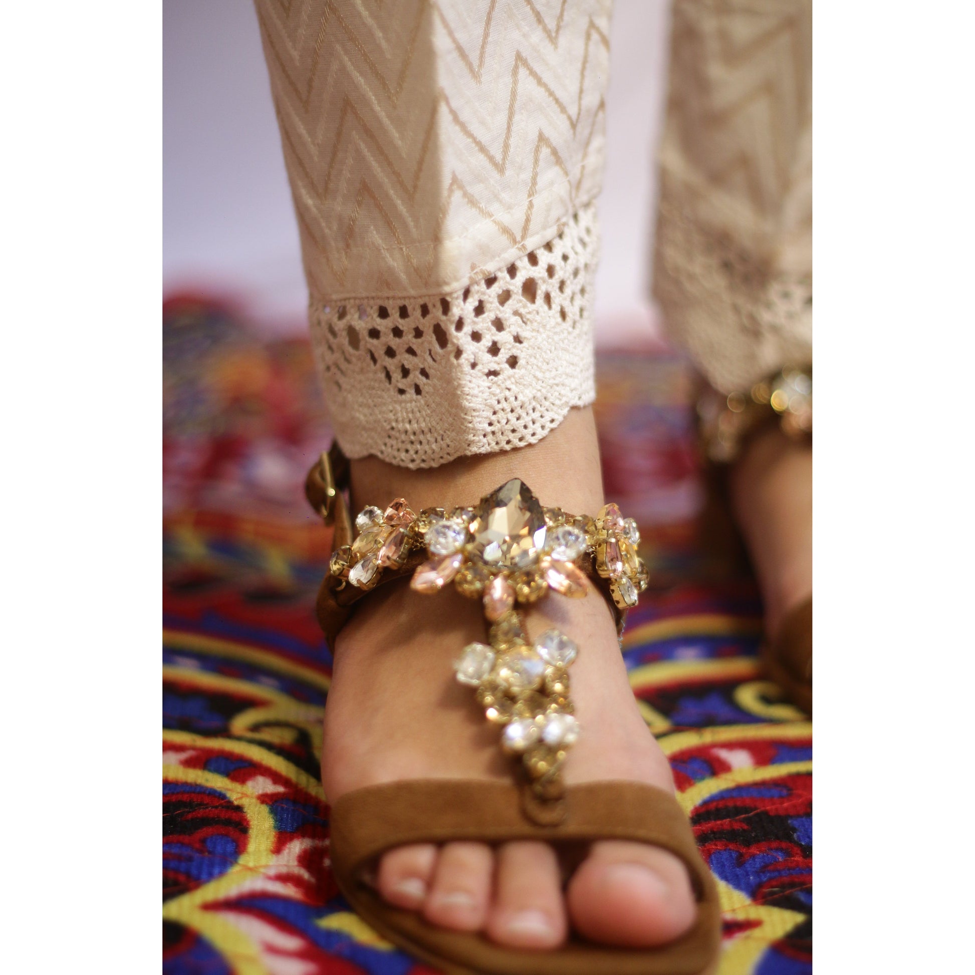 Embroidered Pants