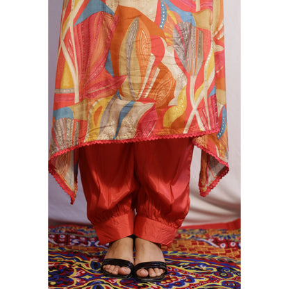 Kanchan Pink Embroidered Co-ord Set