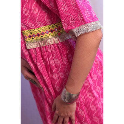Falguni Rani Pink Embroidered Co-ord Set