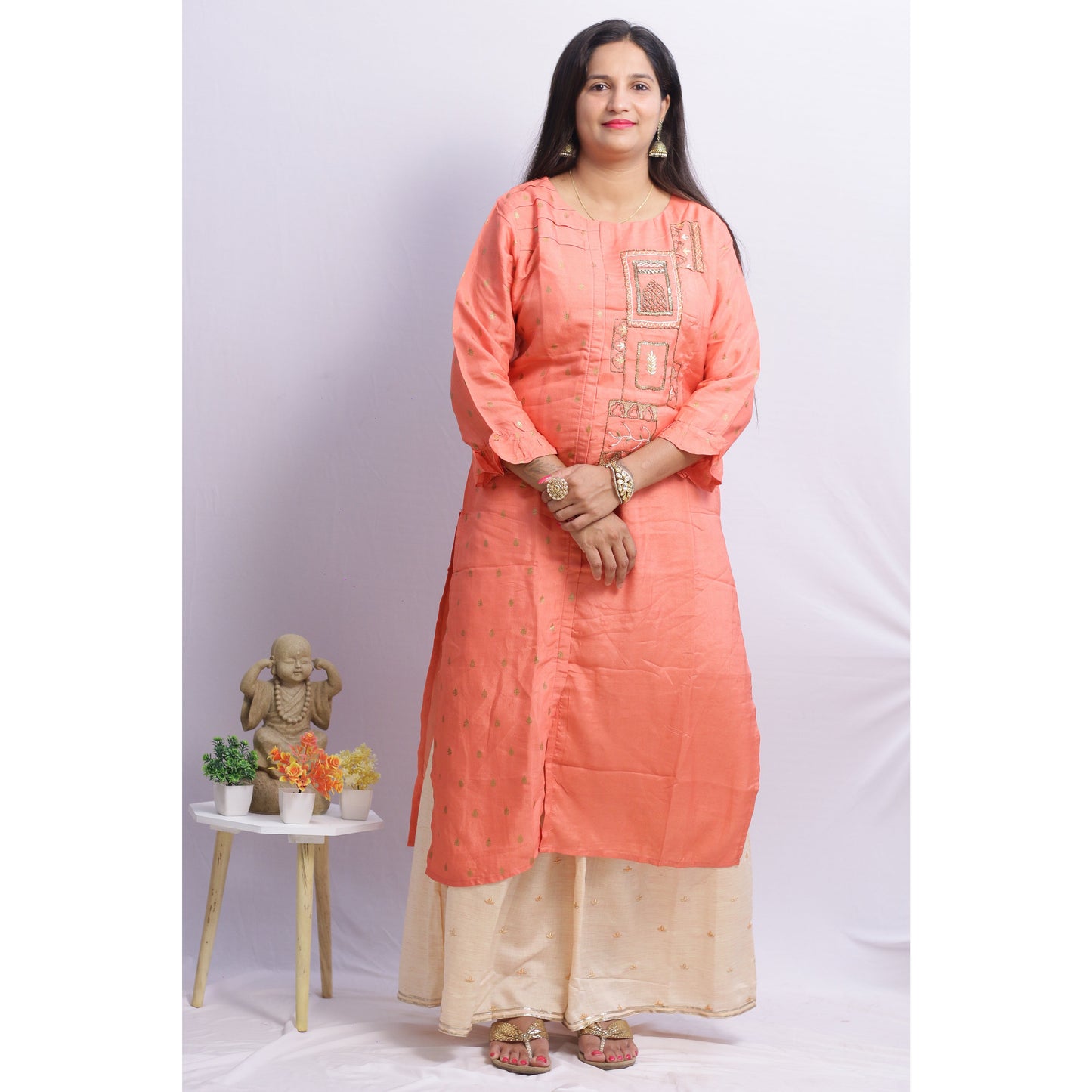Palak Kurti Pant Set