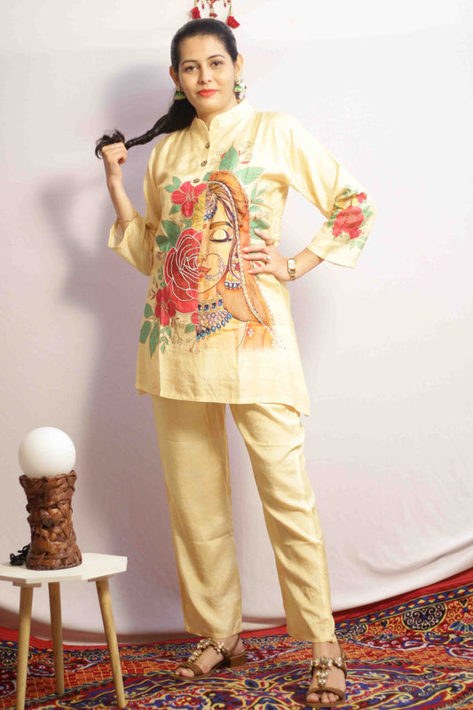 Bahuli Yellow Co-ord Set