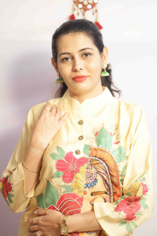 Bahuli Yellow Co-ord Set