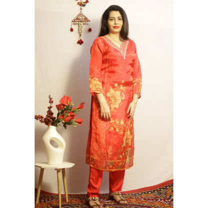 Ziva Red Suit Set