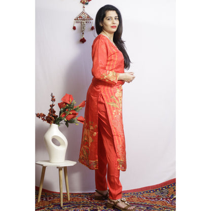 Ziva Red Suit Set