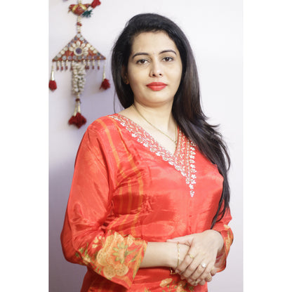 Ziva Red Suit Set