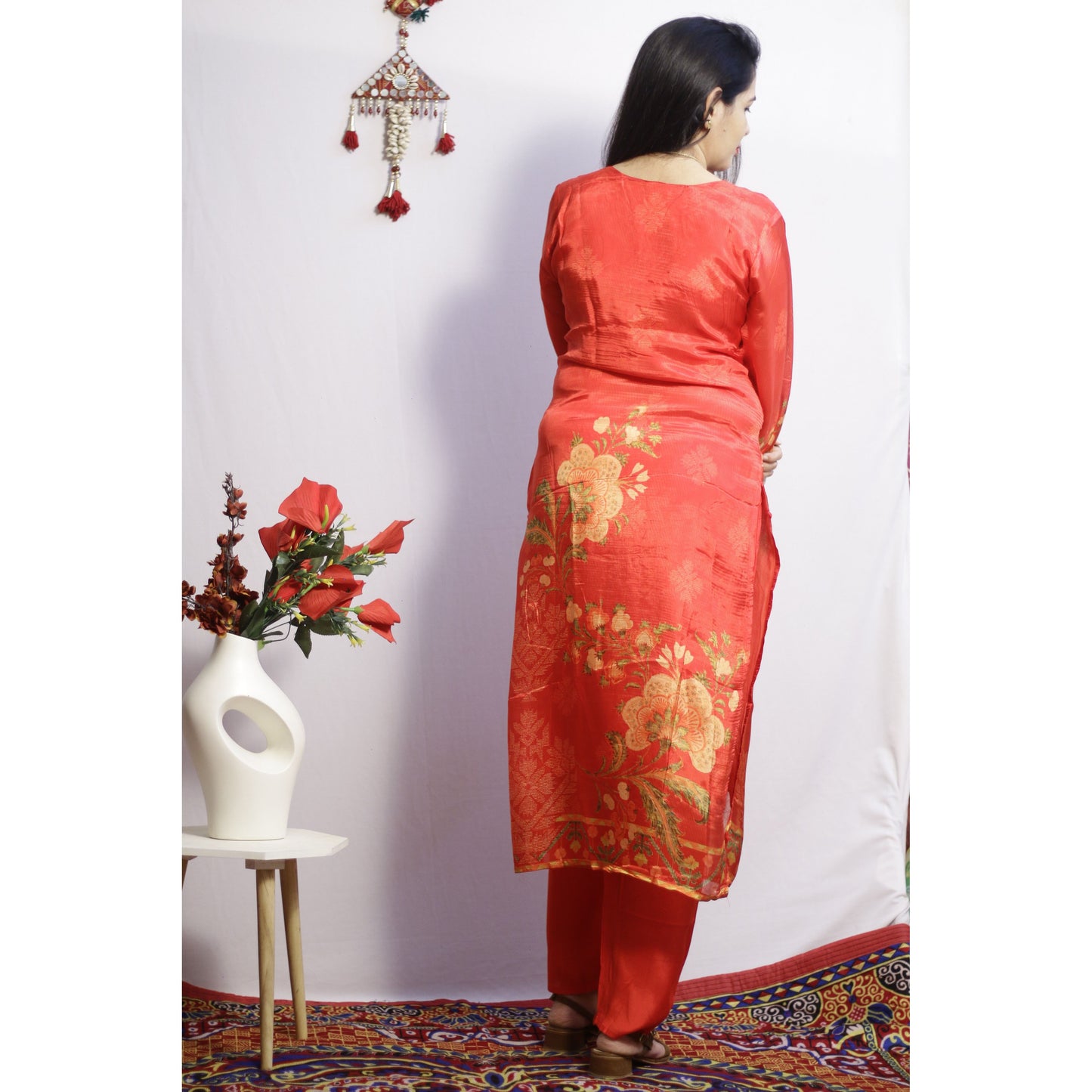 Ziva Red Suit Set