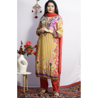 Riva Multicolour Suit Set